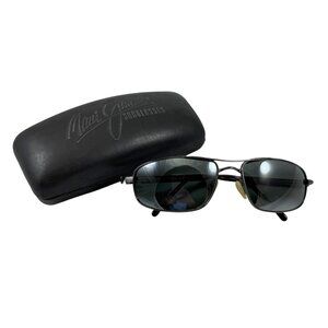 Maui Jim Kahuna 162 Sunglasses Gunmetal with Polarized Neutral Grey Lens & Case